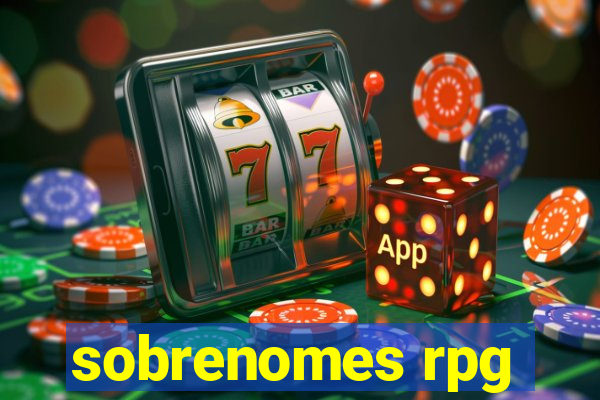 sobrenomes rpg