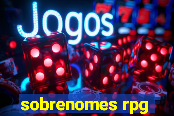 sobrenomes rpg