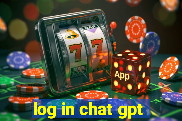 log in chat gpt