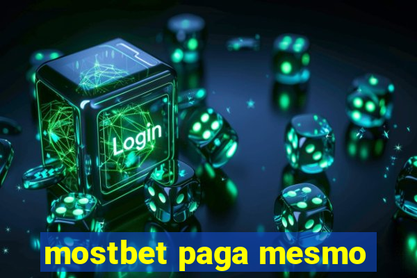 mostbet paga mesmo