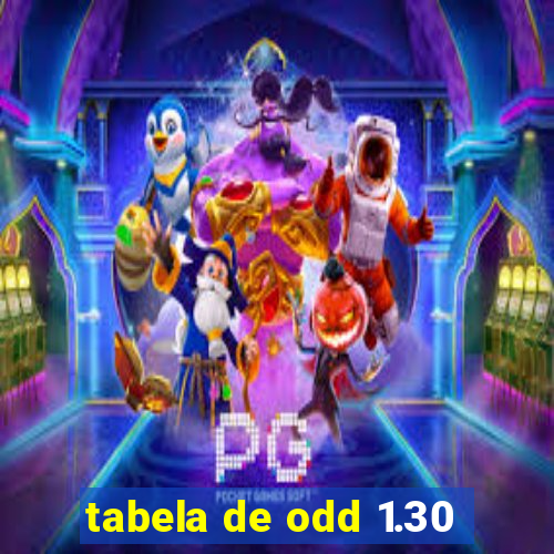 tabela de odd 1.30