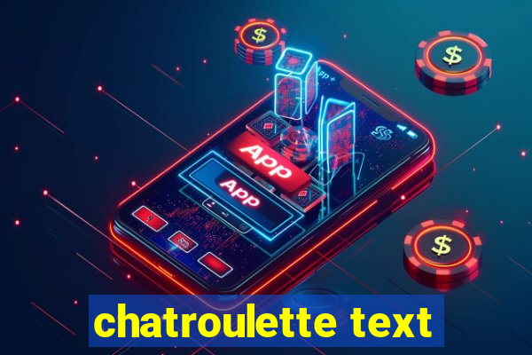 chatroulette text