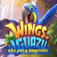 abc para imprimir