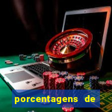 porcentagens de jogos pagantes