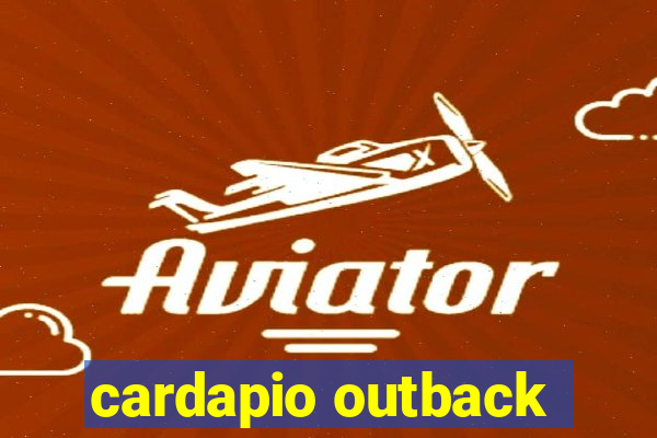 cardapio outback