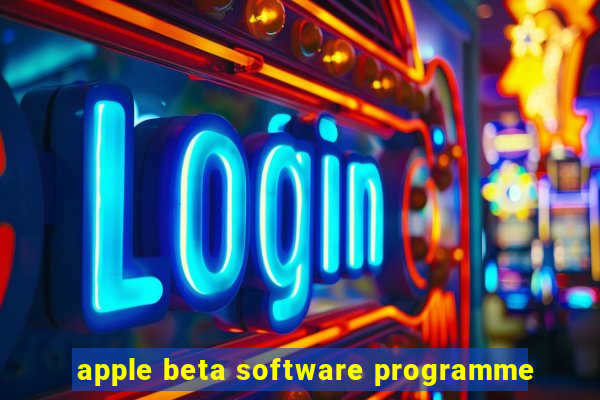 apple beta software programme