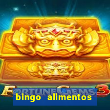 bingo alimentos para imprimir