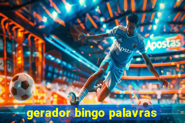 gerador bingo palavras