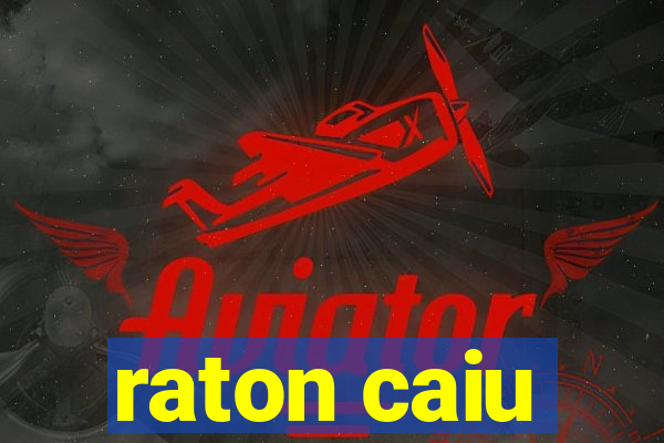 raton caiu