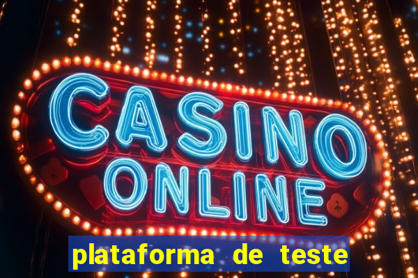 plataforma de teste pg demo