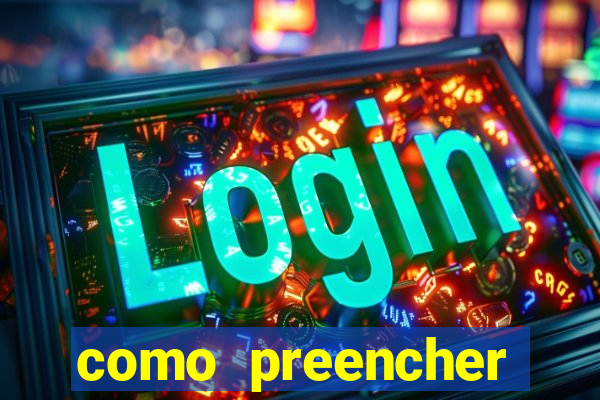 como preencher recibo de pagamento